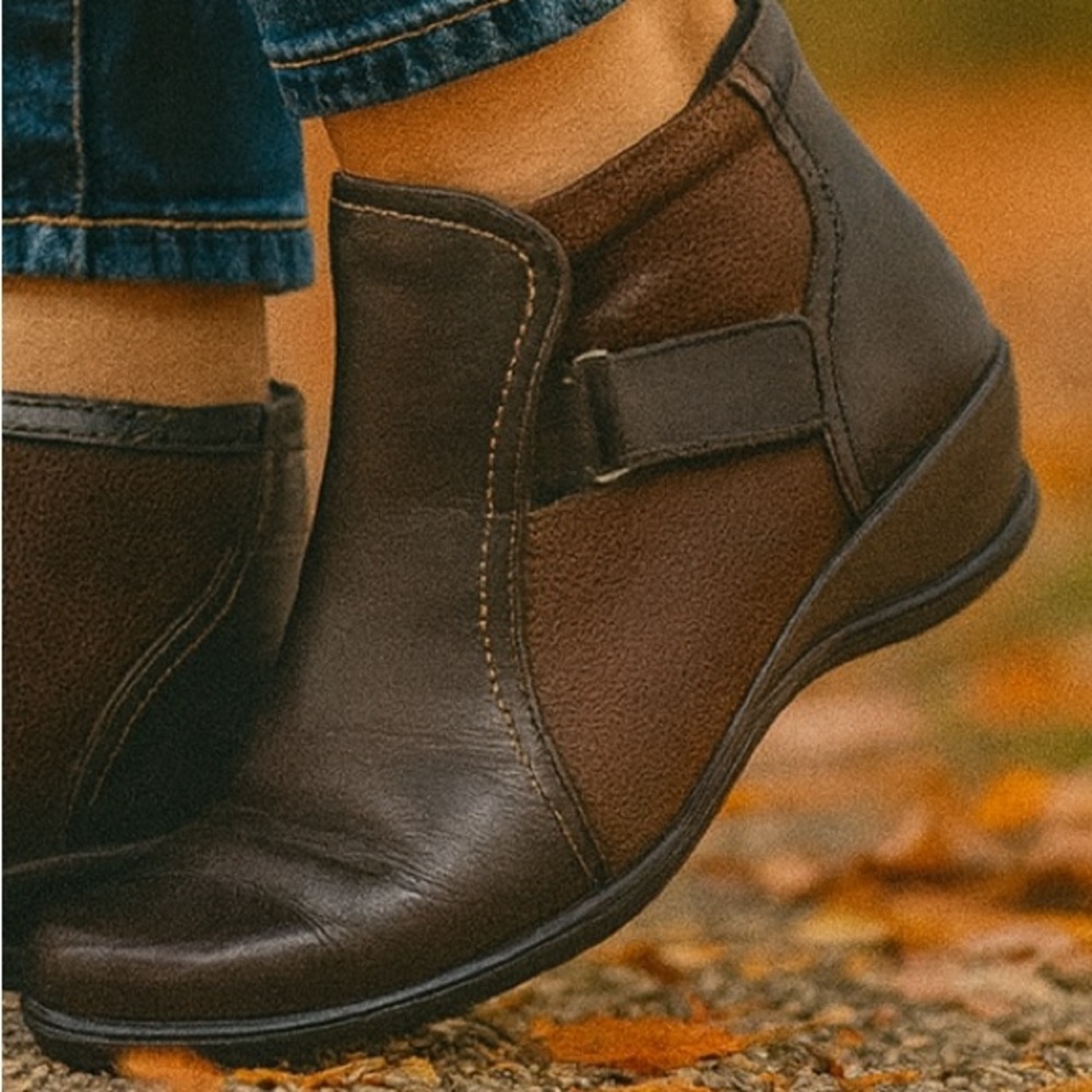 Spring Step Andrea Brown Leather Boots